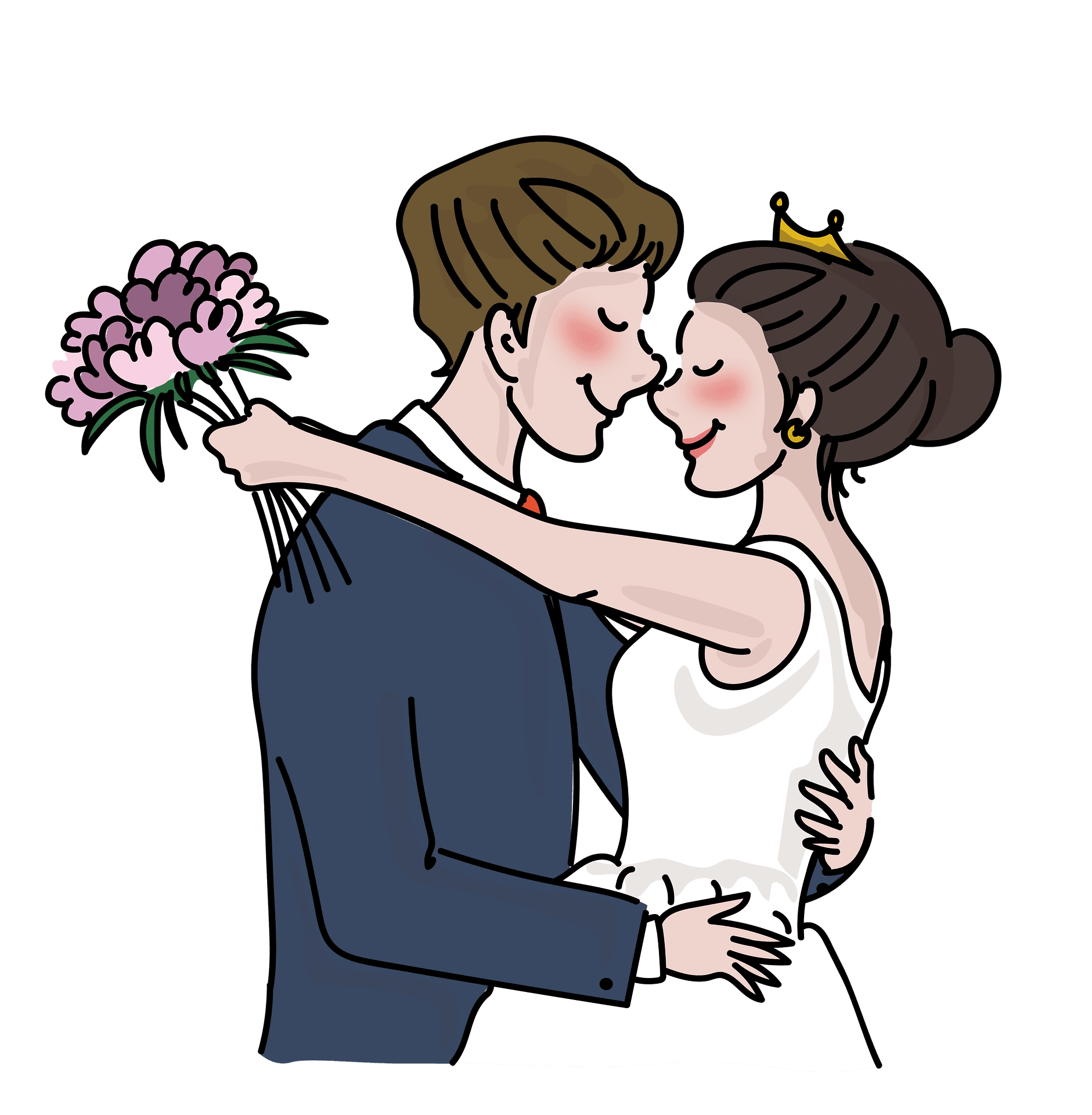 Couple illustration